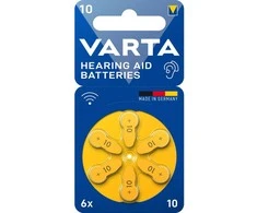Elementai klausos aparatams Varta 10