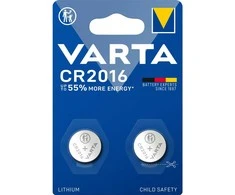 Batterie Knopfzelle CR2016 *Varta* 2 vnt.