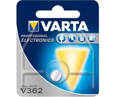 Varta-V362, Vienkartinė baterija, Sidabro oksidas (S), 1,55 V, 1 vnt., Sidabras, 2,1 mm