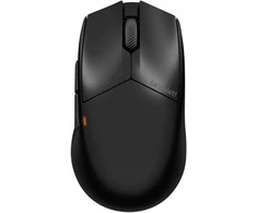 be quiet! Dark Perk Ergo Belaidė pelė žaidimams juodas