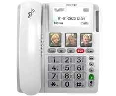 Bea-fon Mobile „Beafon ML10 LTE“, 4G stacionarus mobilusis telefonas su SOS siųstuvu, baltas