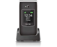 Bea-fon Mobile Išmanusis telefonas Bea-fon SL645 LTE Large klaviatūra Flip Phone, Juodas