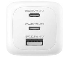 Belkin BOOST Charge 100W USB-C įkroviklis 2xUSB-C/1xA WCH016hqWH