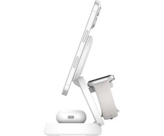Belkin „Boost Charge“ sulankstomas akumuliatorius, 3 viename, įkroviklis, Qi2, su WIZ034kqWH