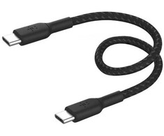 Kabelis USB Belkin USB-C - USB-C 0.15 m Juodas (CAB004BT0MBK)