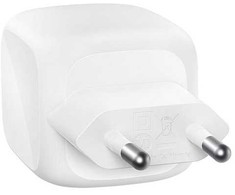Įkroviklis Belkin BOOSTCHARGE jungiama į tinklą 2 USB-C 50W PD + PPS Baltas (WCH019KQWH)