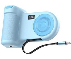 Belkin „Stage Power Grip“ 9300mAh + 15W nešiojama baterija, mėlyna CTA006hqBL