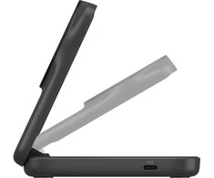 Belkin „UltraCharge“ 25 W Qi2 magnetinis 2 viename sulankstomas įkroviklis, juodas WIZ038kqBK