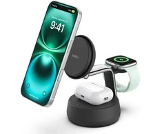 Belkin UltraCharge Pro 25W Qi2 mag.3-in-1 Ladest.sw. WIZ040kqCH