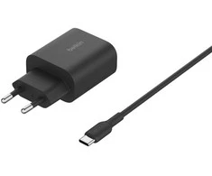 Belkin BoostCharge Headphones, Išmanusis telefonas, Išmanusis laikrodis Juodas USB Wireless charging Fast charging Indoor