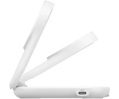 Įkroviklis Belkin Įkroviklis magnetyczna Qi2 25 W, składana 2w1, maitinimo šaltinis 45W, balta