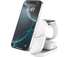 Belkin Qi2 Fitness tracker, Ausinės, Išmanusis telefonas, Išmanusis laikrodis Baltas USB Bezprzewodowe ładowanie Szybkie ładowanie Wewnętrzna