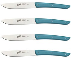 Berkel Berkel steak peilis set 4-pcs. Color petrol mėlynas