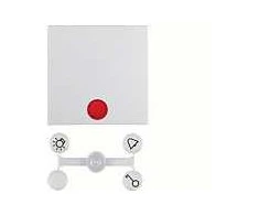 Berker 1621 89 89 Wippe mit 5 Linsen beiligend pws S.1/B.3/B.7
