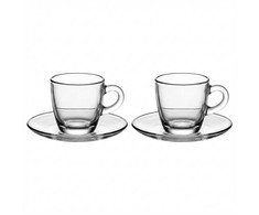 Bialetti - Classic - Rinkinys 2 szklanych filiżanek do espresso