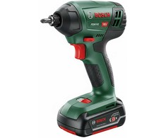 Bosch Akumuliatorinis smūginis suktuvas - gręžtuvas AdvancedImpact 18 (grün/juodas, 2x Li-Ionen Akku 1,5Ah, Koffer, POWER FOR ALL ALLIANCE)