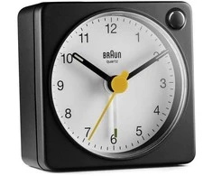 Braun BC 02 XBW kvarcinė signalizacija juoda/balta su šviesos jungikliu