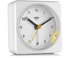 Braun BC 03 W kvarcinis žadintuvas analoginis baltas