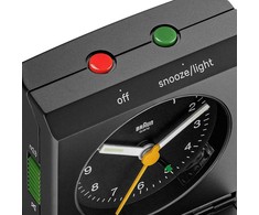 Braun BC 05 B Quartz Foldable Alarm Clock Juodas