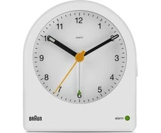 BRAUN BC22 W kvarcinis žadintuvas baltas