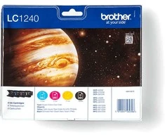 Brother Tintenpatronen LC-1240 Multipack (je 1x M/C/Y/BK)