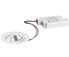 Brumberg Leuchten Brumberg 39263173 Nivalis LED-Einbaustrahler 230 V AC 50 Hz 8W 3000K 650lm ws DA 68mm