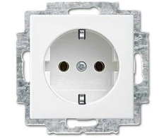 BUSCH JAEGER BJ 20 EUC-914 SCHUKO Steckdosen-Einsatz alpinweiß Busch-balance SI. 2011-0-6232