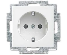 BUSCH JAEGER BJ 20 EUCB-914 SCHUKO Steckdosen-Einsatz alpinweiß Busch-balance SI Steckdosen