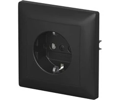 BUSCH JAEGER BJ 20 EUJ-915 SCHUKO® Unterputz-Steckdose Vollplatte Busch-balance® SI