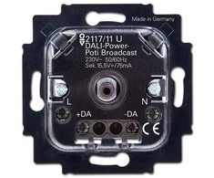 BUSCH JAEGER BJ 2117/11 U DALI-Power-Poti Broadcast Busch-Dimmer