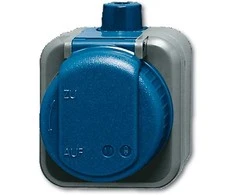 BUSCH JAEGER BJ 2300EWDI Steckdose m.Klappdeckel wasserdicht Busch-Duro 2000 WDI IP66
