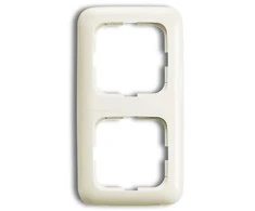 BUSCH JAEGER BJ 2512-212 Rahmen 2-fach Busch-Duro 2000 SI baltas