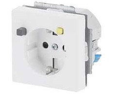 BUSCH JAEGER BJ 3120 EUCB-84 FI-SCHUKOMAT SCHUKO Einsatz studioweiß Sicherheitstechnik