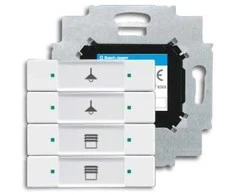 BUSCH JAEGER BJ 6127/01-84 Tastsensor 4f m.Bus- Ankoppler UP-Sensoren f.KNX studioweiß
