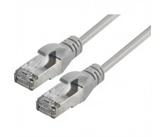 Captiva Kabelis Patchkabel CAT 6a Kabelis fr Netzwerk, LAN und Ethernet 1m grau