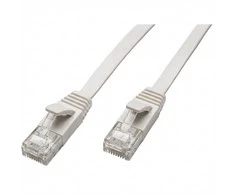 Captiva Kabelis Patchkabel CAT 6a Kabelis fr Netzwerk, LAN und Ethernet 1m wei