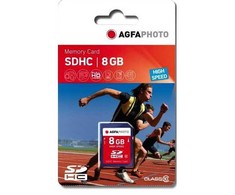 Atminties kortelė AgfaPhoto SDHC kortelė 8 GB didelės spartos 10 klasės UHS I