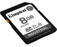 Kingstonas | SDHC SD | „Flash“ atminties kortelė | 8 GB | Juodas