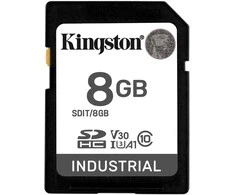 Kingstonas | SDHC SD | „Flash“ atminties kortelė | 8 GB | Juodas