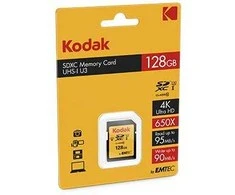 Atminties kortelė Kodak Karta Emtec SDXC 128 GB Class 10 UHS-I/U3 (EKMSD128GXC10HPRK)
