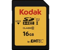Atminties kortelė Karta Kodak 580X SDHC 16 GB Class 10 UHS-I/U1 (EKMSD16GHC10K)
