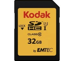 Atminties kortelė Karta Kodak 580X SDHC 32 GB Class 10 UHS-I/U1 (EKMSD32GHC10K)