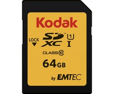 Atminties kortelė Karta Kodak 580X SDXC 64 GB Class 10 UHS-I/U1 (EKMSD64GXC10K)