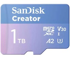 SanDisk Creator Micro SDXC 1 TB Class 10 UHS-I/U3 A2 V30 atminties kortelė (SDSQXAV-1T00-GN6MS)