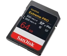 Atminties kortelė SanDisk ExtremePRO SDXC V90 64GB 300MB UHS-II SDSDXDM-064G-GN4IN