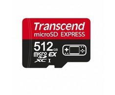 Atminties kortelė Transcend mSD EXPRESS 512GB SD7.1, paruoštas 2 jungikliui