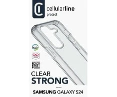 Cellular Line Cellularline Clear Strong - dėklas Samsung Galaxy S24 Transparent
