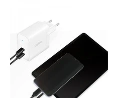 Įkroviklis LogiLink PA0282 Adapteris sieciowy 2x USB-C 40W