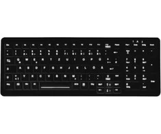 Klaviatūra Cherry Active KEY MTA AK-C7000 su laidu DE-išdėstymas juodas