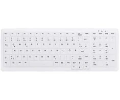 Klaviatūra Cherry CHERRY ACTIVE KEY MTA AK-C7000 nuimama membrana DE išdėstymas baltas